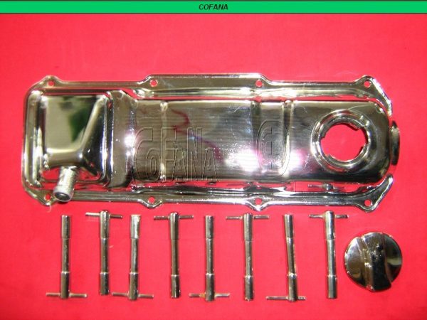 TAPA PUNTERIAS CON TAPON Y 8 "T" CROMADA