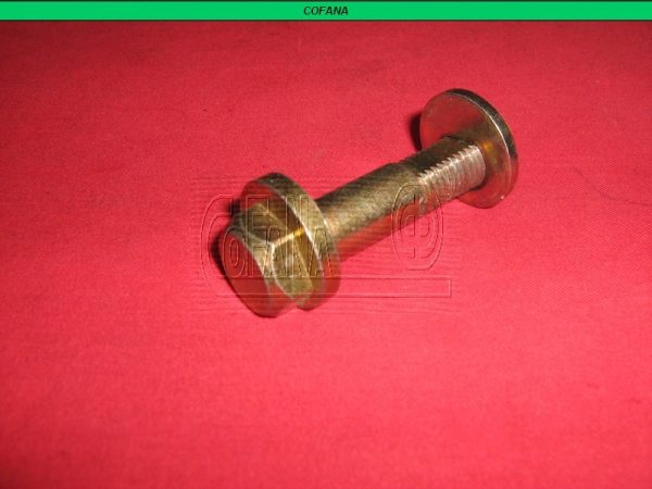 TORNILLO SUPERIOR EXCENTRICO SUSPENSION. CON RONDANA Y TUERCA