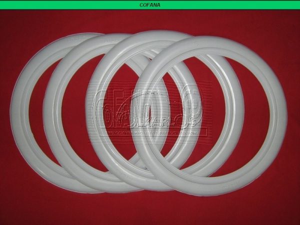 CARA BLANCA PARA LLANTA  (4 PIEZAS)