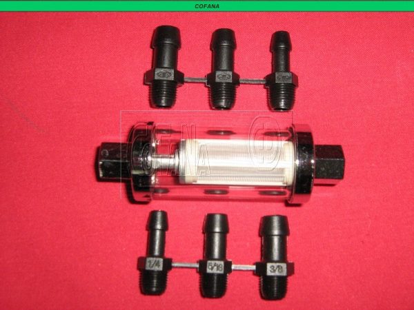 FILTRO DE GASOLINA DE VIDRIO