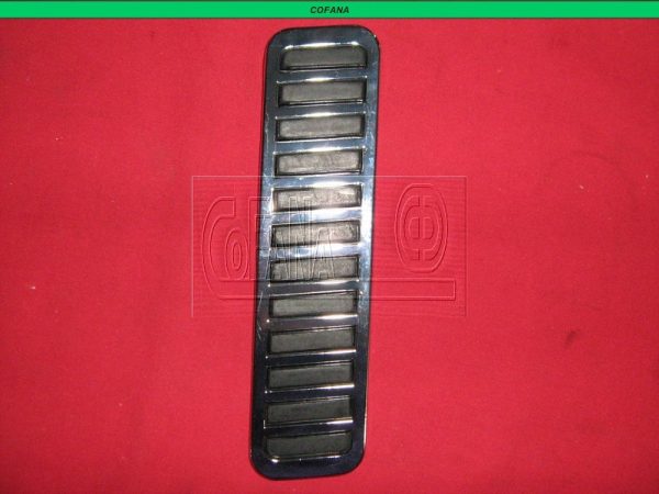GOMA PEDAL ACELERADOR CROMADO