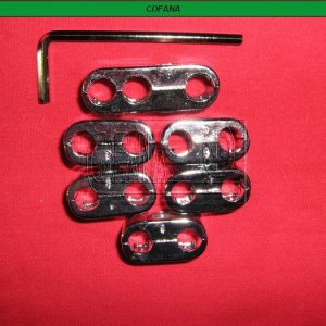 GRAPAS CROMADAS DE CABLE PARA BUJIA DE VW SEDAN
