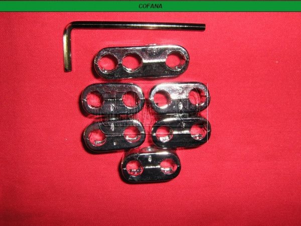 GRAPAS CROMADAS DE CABLE PARA BUJIA DE VW SEDAN