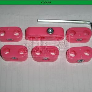 GRAPA DE CABLES DE BUJIA EN COLOR ROJO PARA VW SEDAN Y COMBI