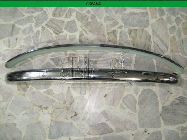 DEFENSA DELANTERA CROMADA SIN TOPES PARA VW SEDAN 1200